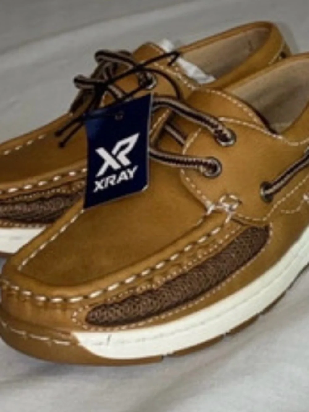 XRAY Little Boys Tan Boat Moccasins – Casual Comfort